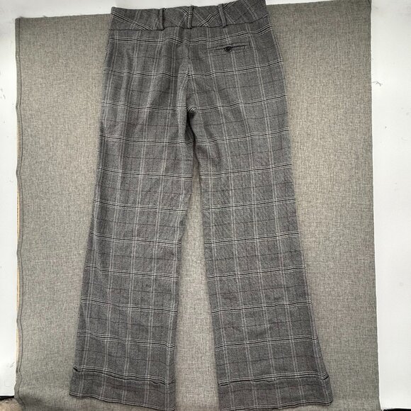 Speechless Plaid Pants Flare Gray Junior 9 Low Rise Office, School, Business Wea - Picture 12 of 14